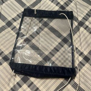 Concert / stadium approved clear bag.